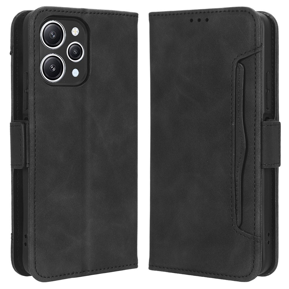  Xiaomi Redmi 12 5G/4G Fodral Med Avtagbart Kortfodral Svart