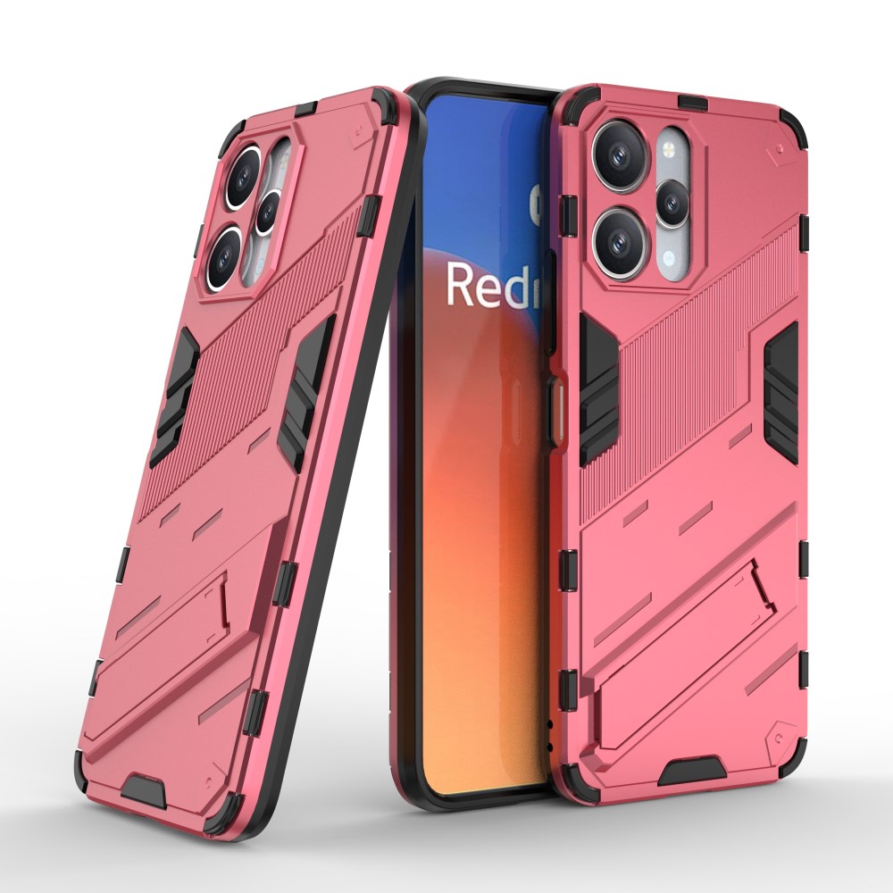  Xiaomi Redmi 12 5G/4G Skal Kickstand Hybrid Armor Rosa