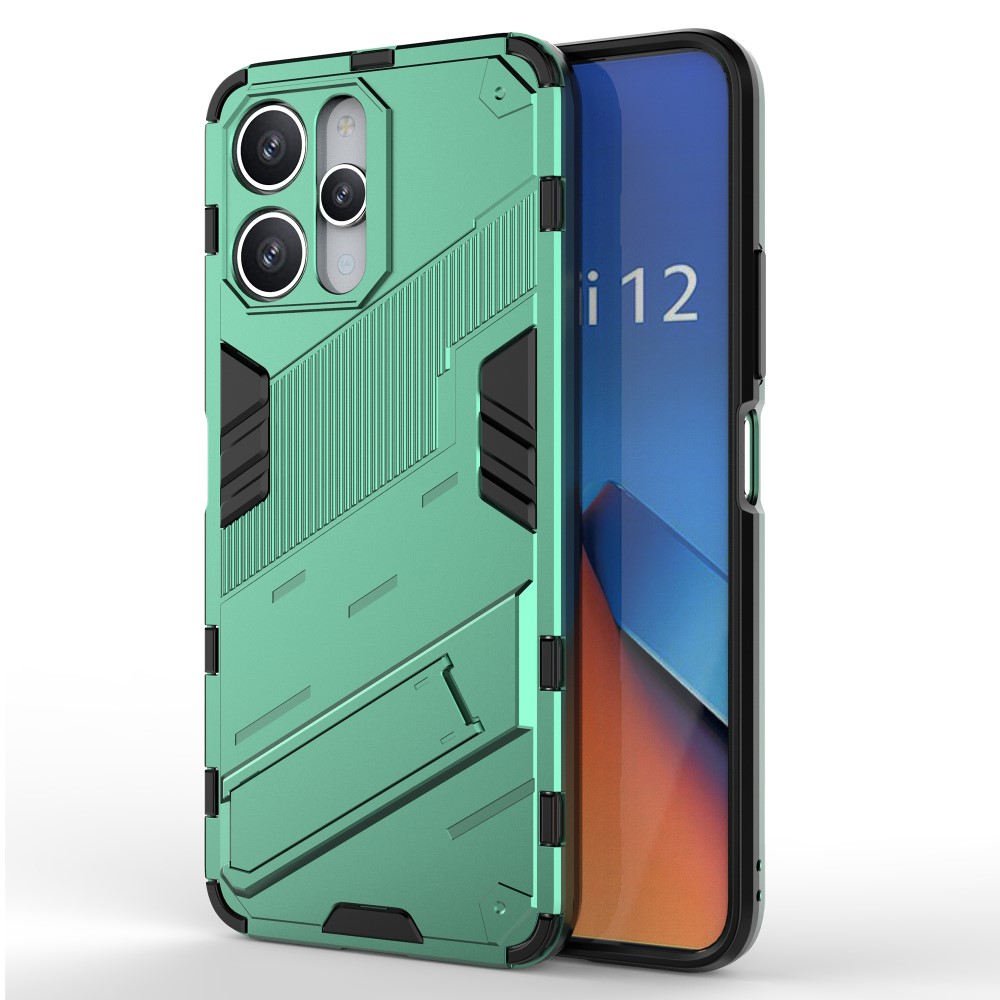  Xiaomi Redmi 12 5G/4G Skal Kickstand Hybrid Armor Grön