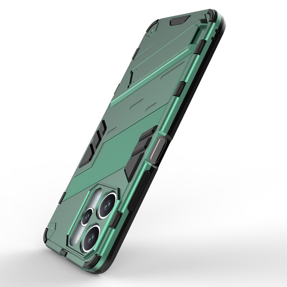  Xiaomi Redmi 12 5G/4G Skal Kickstand Hybrid Armor Grön