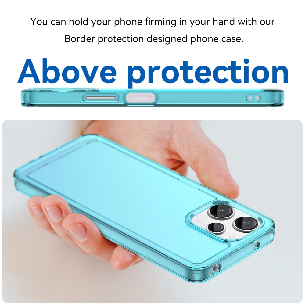  Xiaomi Redmi 12 5G/4G Skal Akryl/TPU Transparent Blå