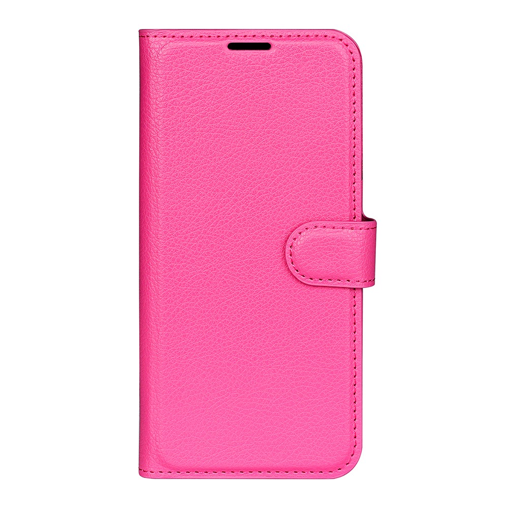  Sony Xperia 5 V Fodral Litchi Textur Rosa