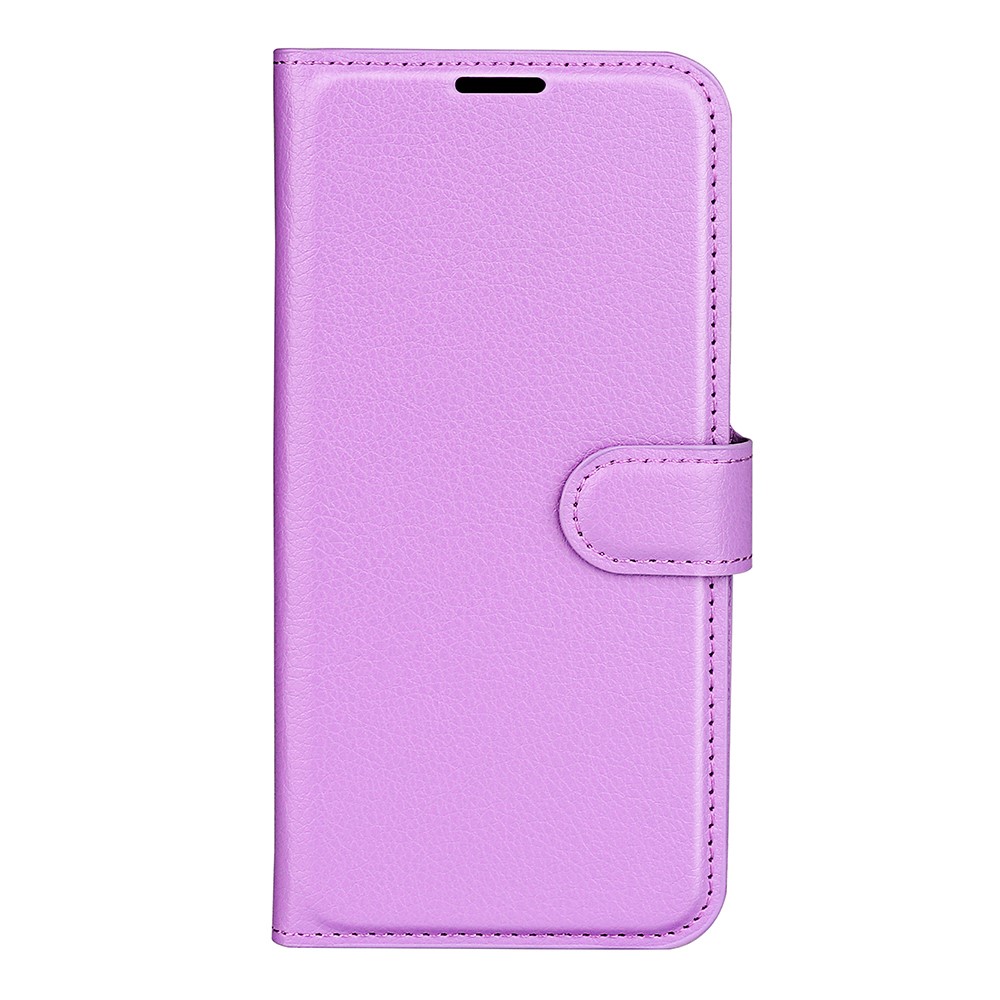  Sony Xperia 5 V Fodral Litchi Textur Lila
