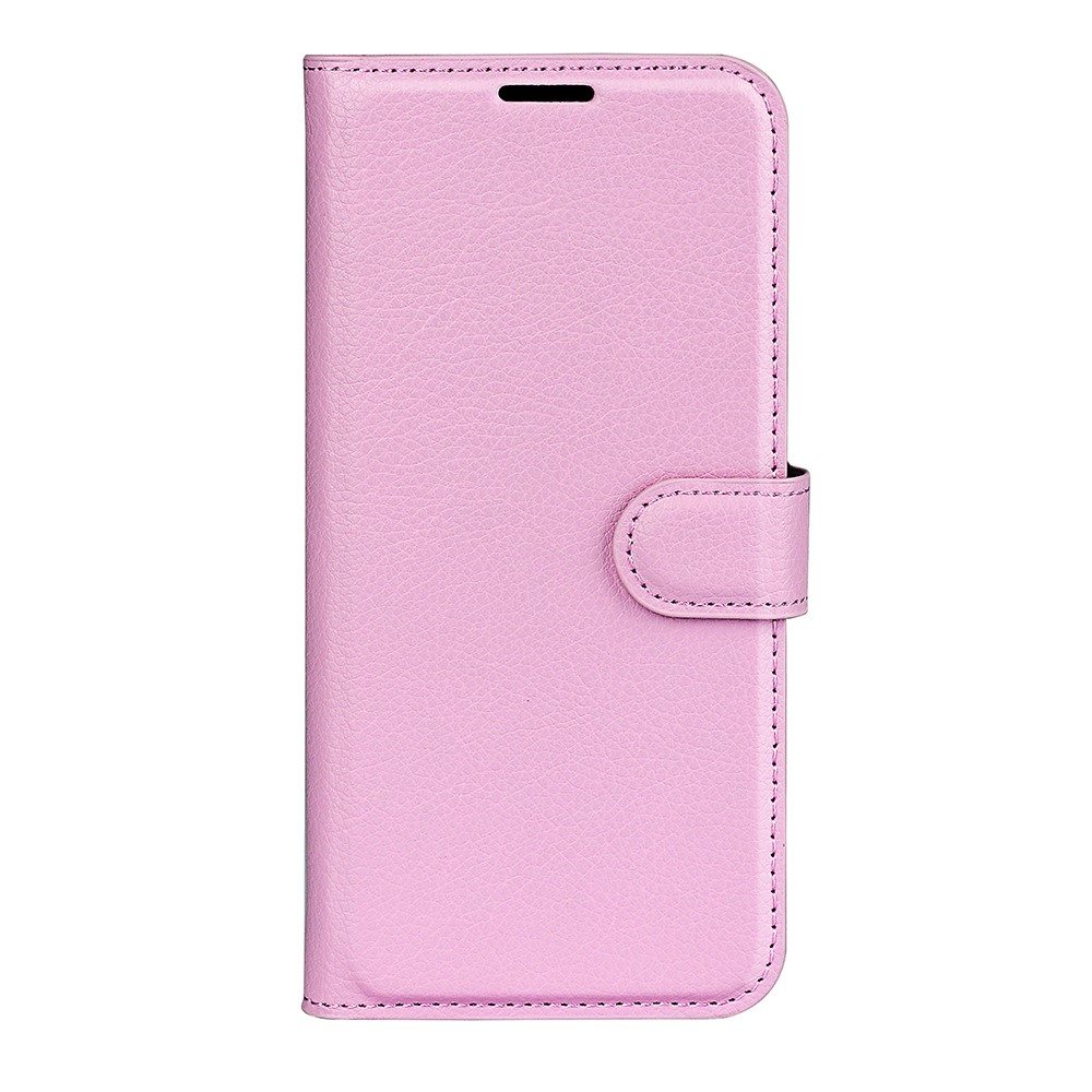  Xiaomi 13T / 13T Pro Fodral Litchi Läder Ljus Rosa