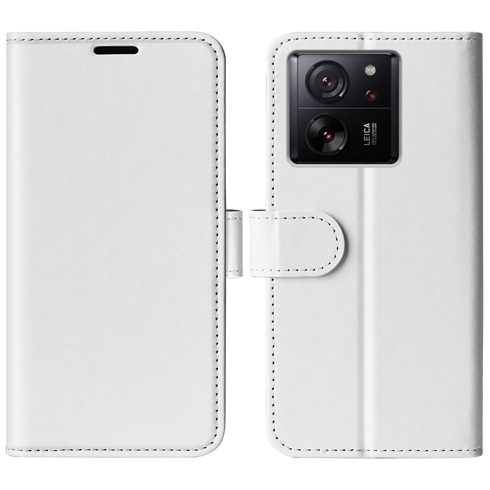  Xiaomi 13T / 13T Pro Fodral Crazy Horse Läder Vit