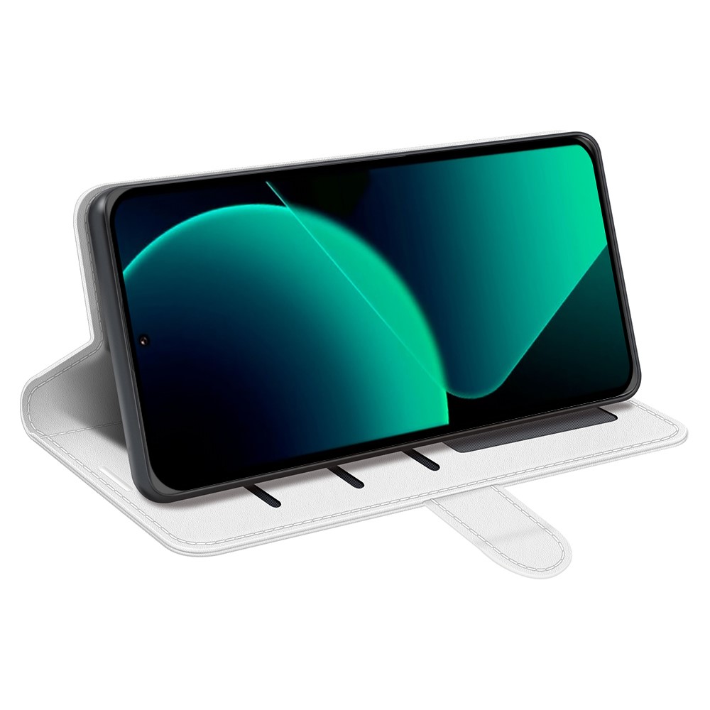  Xiaomi 13T / 13T Pro Fodral Crazy Horse Läder Vit