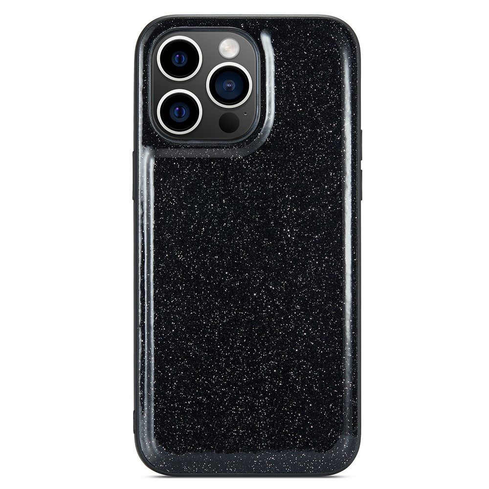 DG.MING DG.MING iPhone 15 Pro Max Skal Läder Glitter Svart