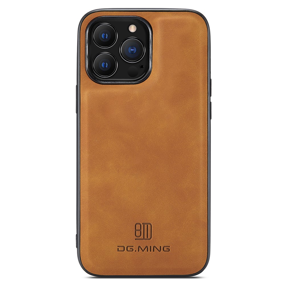 DG.MING DG.MING iPhone 14 Pro Max Skal Läderbelagt Brun