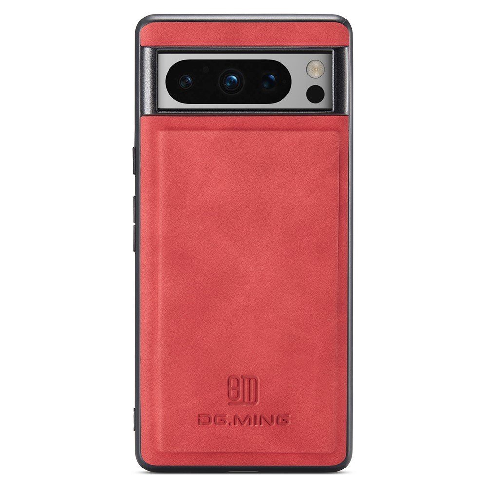 DG.MING DG.MING Google Pixel 8 Pro Skal Läderbelagt Röd