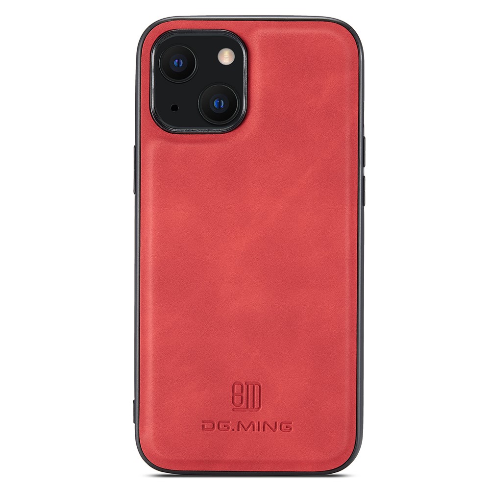 DG.MING DG.MING iPhone 15 Plus Skal Läderbelagt Röd
