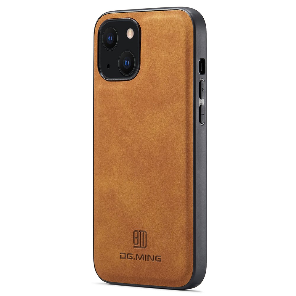 DG.MING DG.MING iPhone 15 Plus Skal Läderbelagt Brun