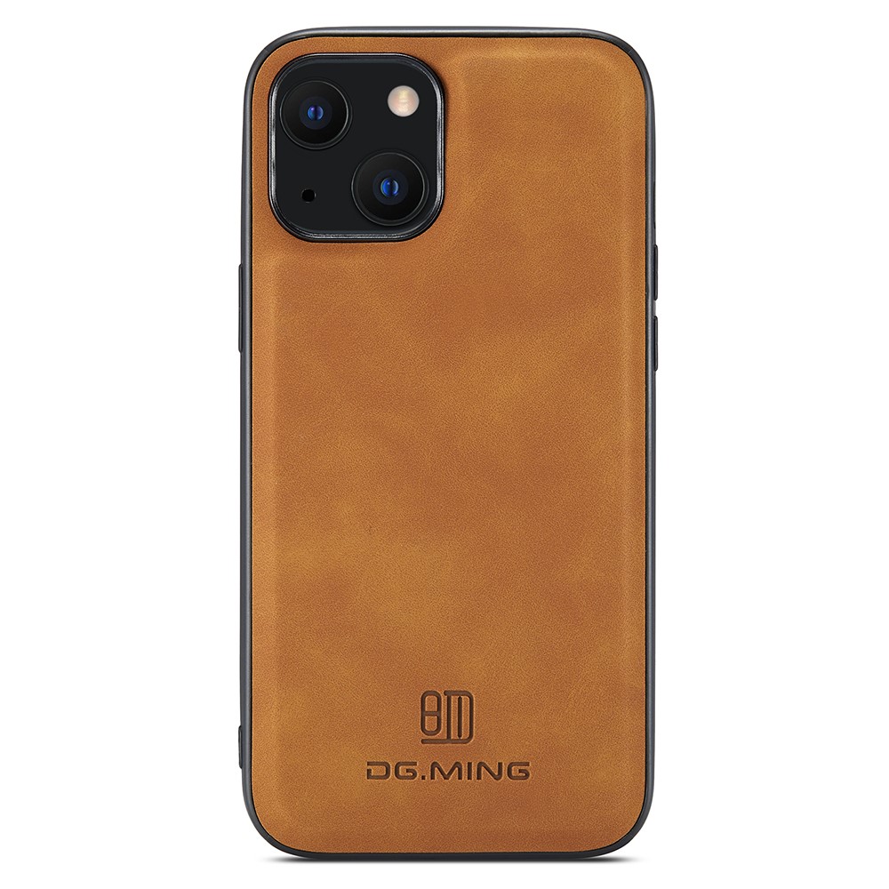 DG.MING DG.MING iPhone 15 Skal Läderbelagt Brun