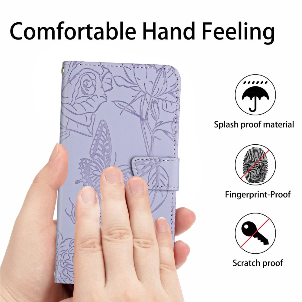  Xiaomi 13T / 13T Pro Fodral Med Tryck Lila