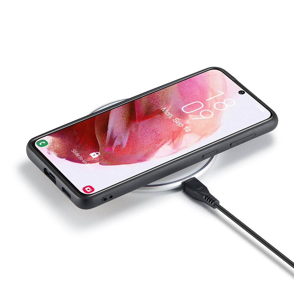 DG.MING DG.MING Samsung Galaxy S23 Skal Läderbelagt Röd
