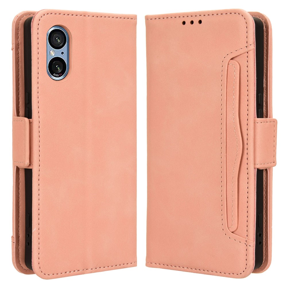  Sony Xperia 5 V Fodral Med Avtagbart Kortfodral Rosa