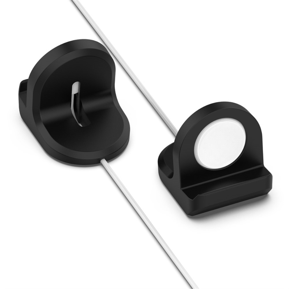  Google Pixel Watch Laddningsstativ Silikon Svart