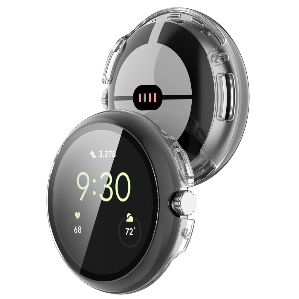  Google Pixel Watch / Watch 2 Skal Med Härdat Glas Transparent