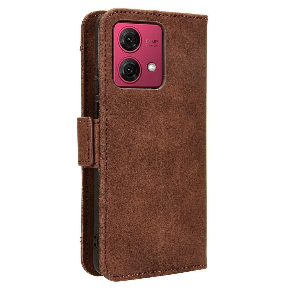  Motorola Moto G84 5G Fodral Med Avtagbart Kortfodral Brun