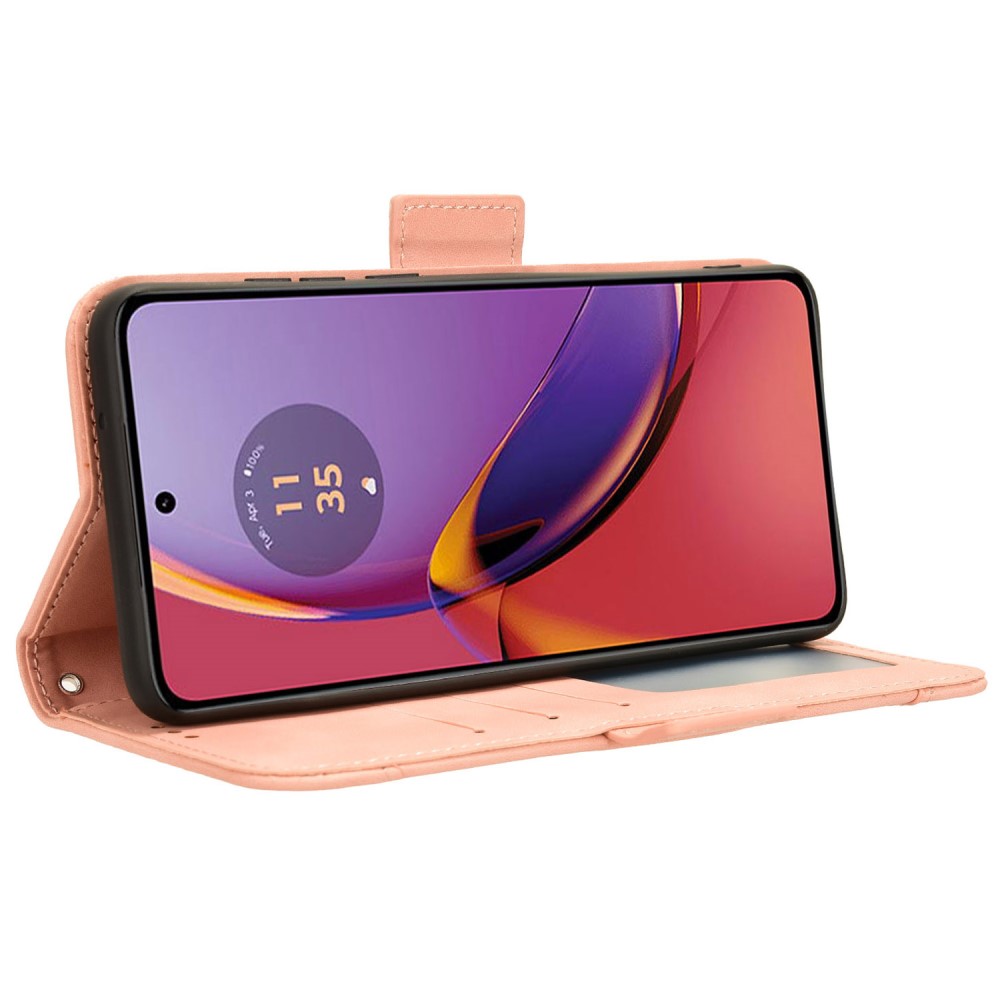  Motorola Moto G84 5G Fodral Med Avtagbart Kortfodral Rosa