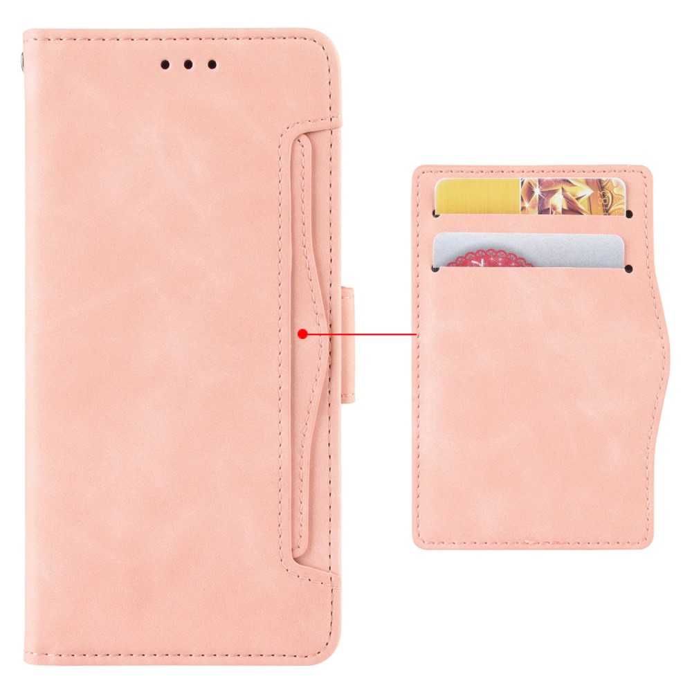  Motorola Moto G84 5G Fodral Med Avtagbart Kortfodral Rosa