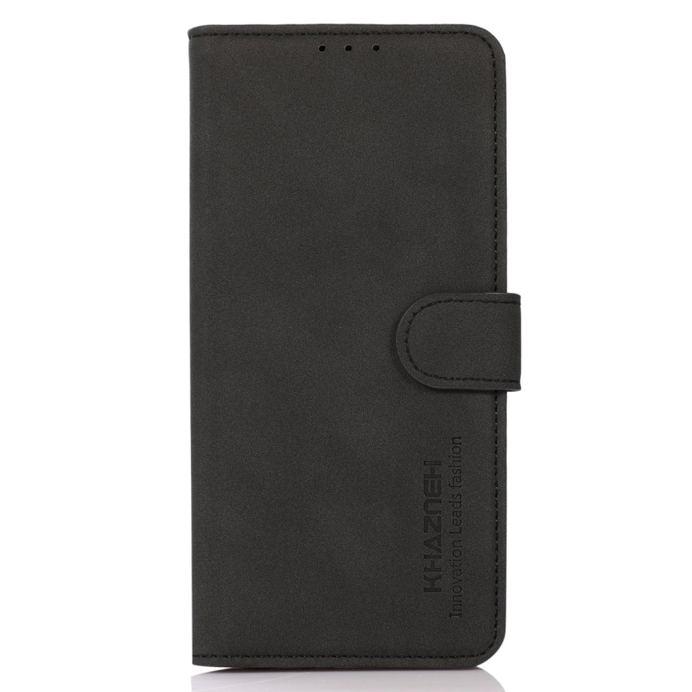 KHAZNEH KHAZNEH Motorola Edge 40 Neo 5G Fodral Retro Läder Svart