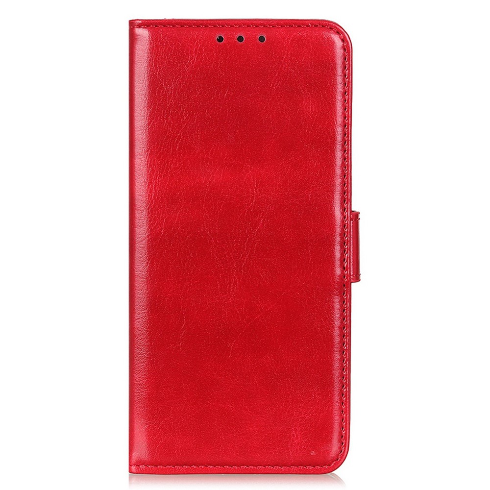  Motorola Moto G54 5G Fodral Crazy Horse Läder Röd