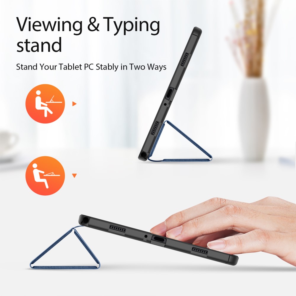 DUX DUCIS DUX DUCIS Galaxy Tab A9 Plus Fodral DOMO Tri-Fold Blå