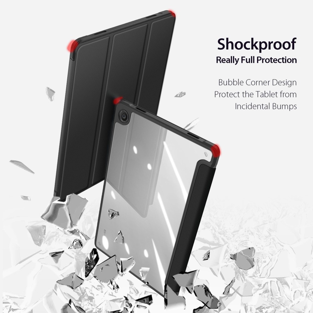DUX DUCIS DUX DUCIS Galaxy Tab A9 Plus Fodral TOBY Tri-Fold Svart