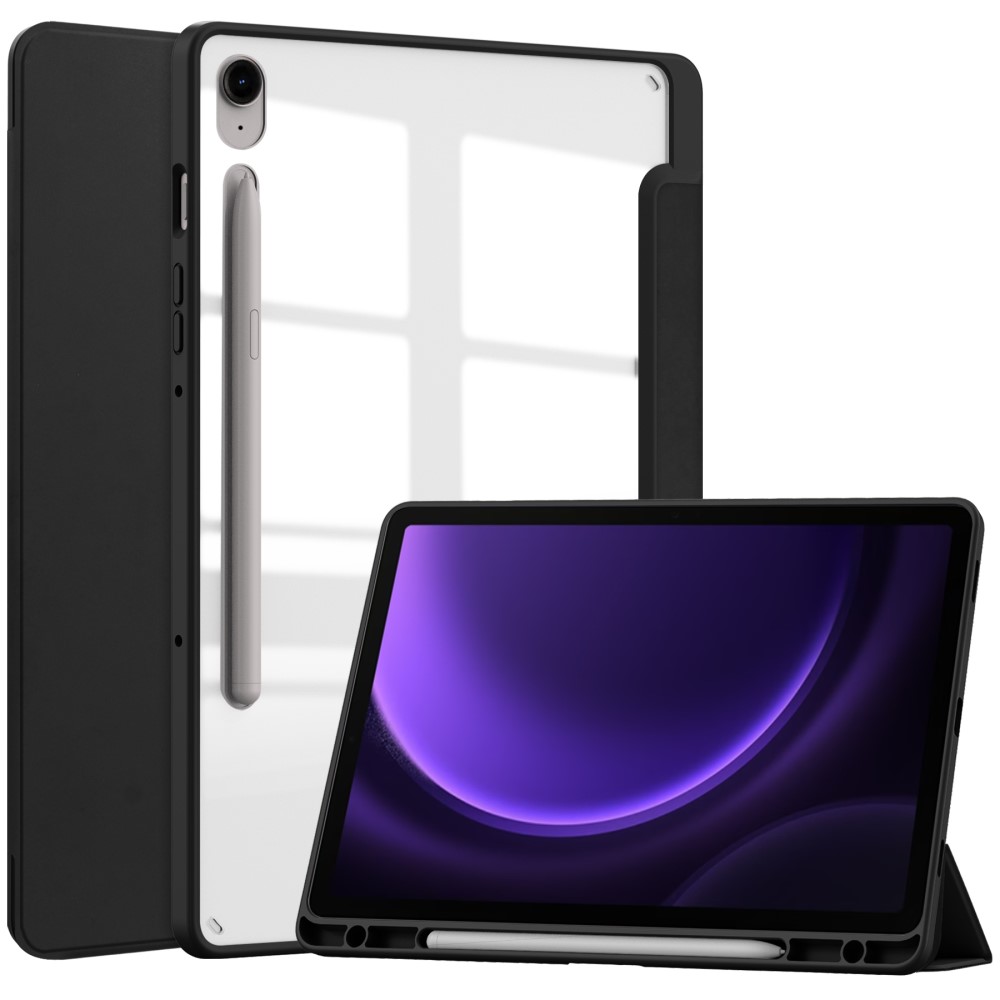  Galaxy Tab S9 FE Fodral Hybrid Pennhållare Svart