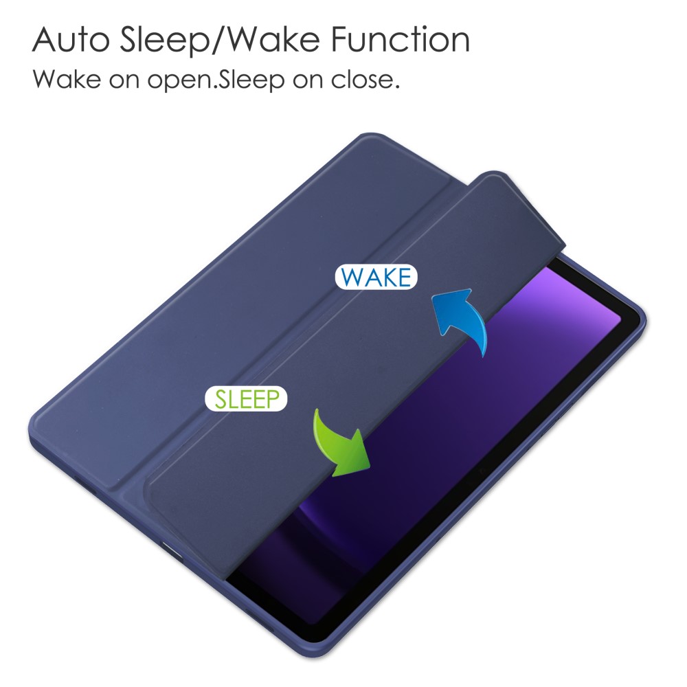  Galaxy Tab S9 FE Fodral Hybrid Pennhållare Blå