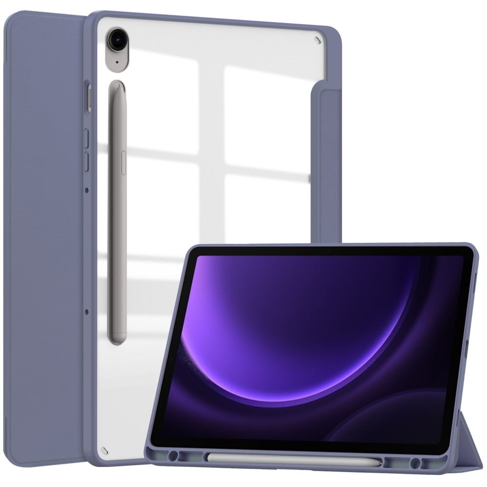 Galaxy Tab S9 FE Fodral Hybrid Pennhållare Lila