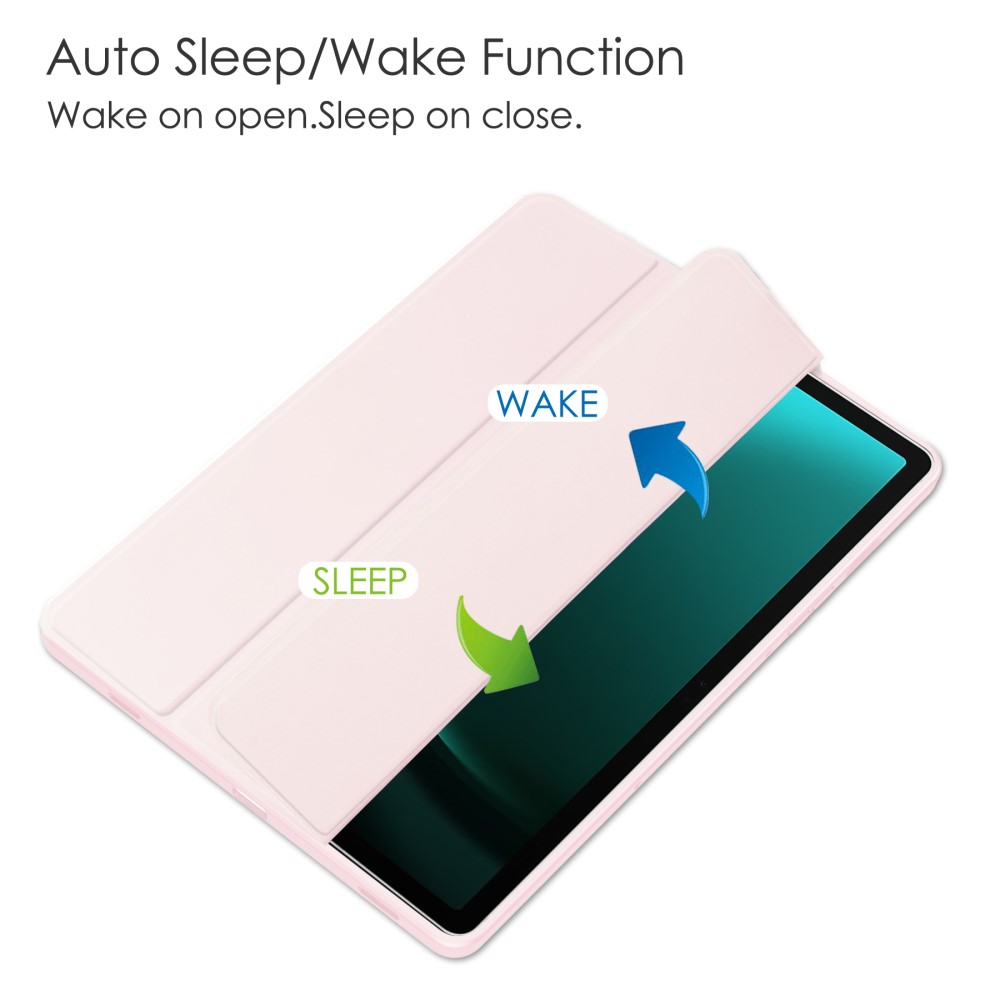  Galaxy Tab S9 FE Plus Fodral Hybrid Pennhållare Rosa
