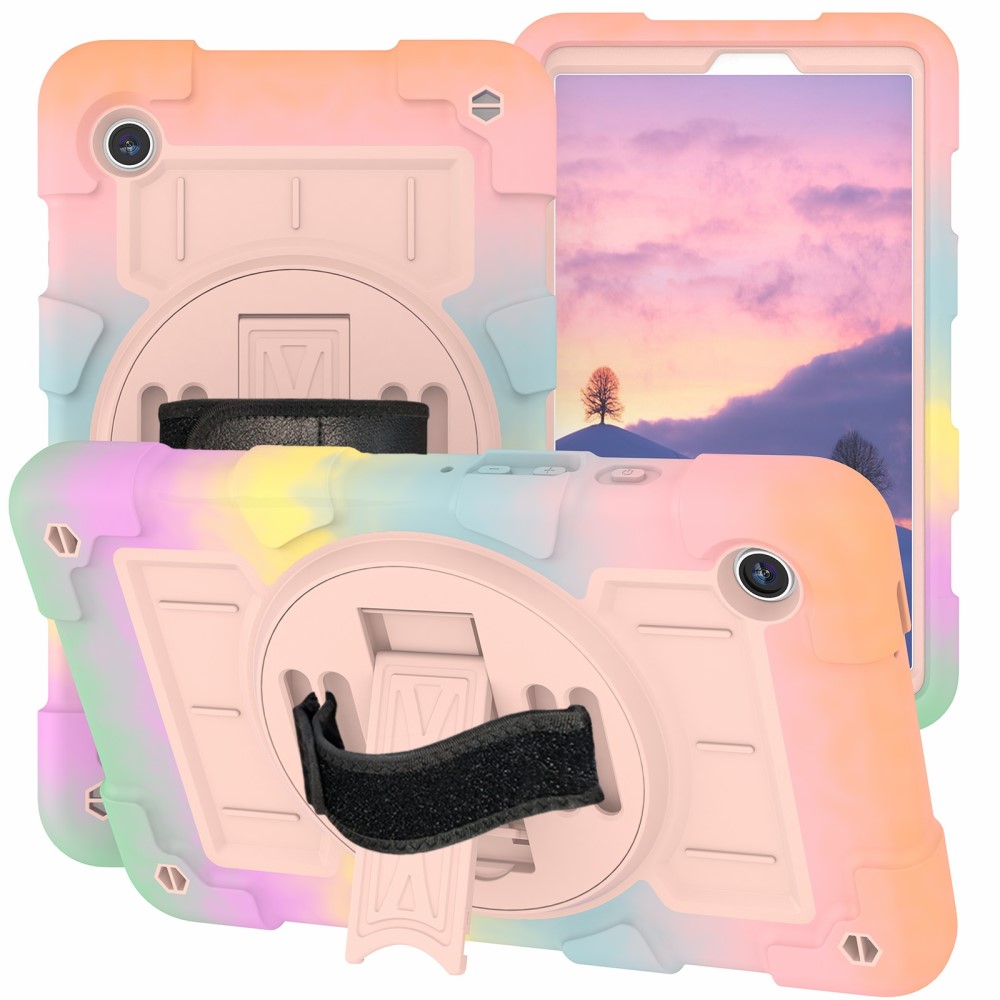 Samsung Galaxy Tab A9 Skal Solid360 Rainbow