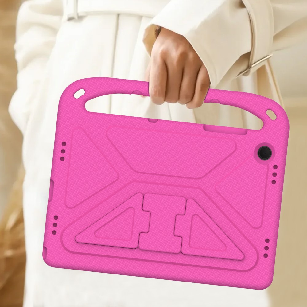  Samsung Galaxy Tab A11 Plus / Tab A9 Plus Skal EVA Kickstand Rosa