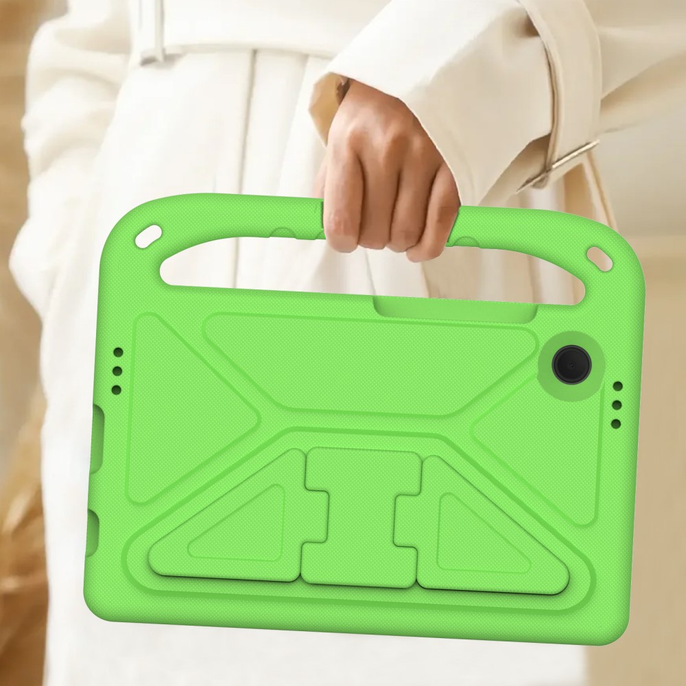  Samsung Galaxy Tab A11 / Tab A9 Skal EVA Kickstand Grön