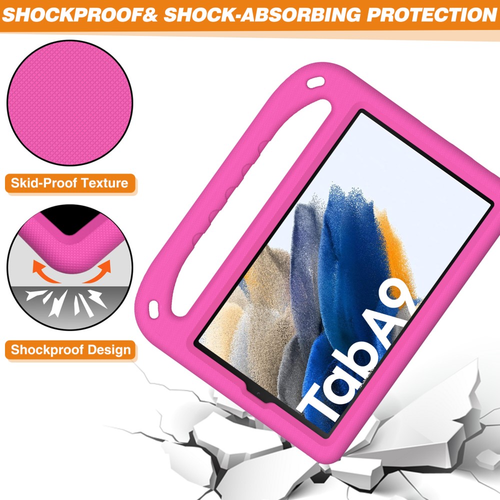  Samsung Galaxy Tab A11 / Tab A9 Skal EVA Kickstand Rosa