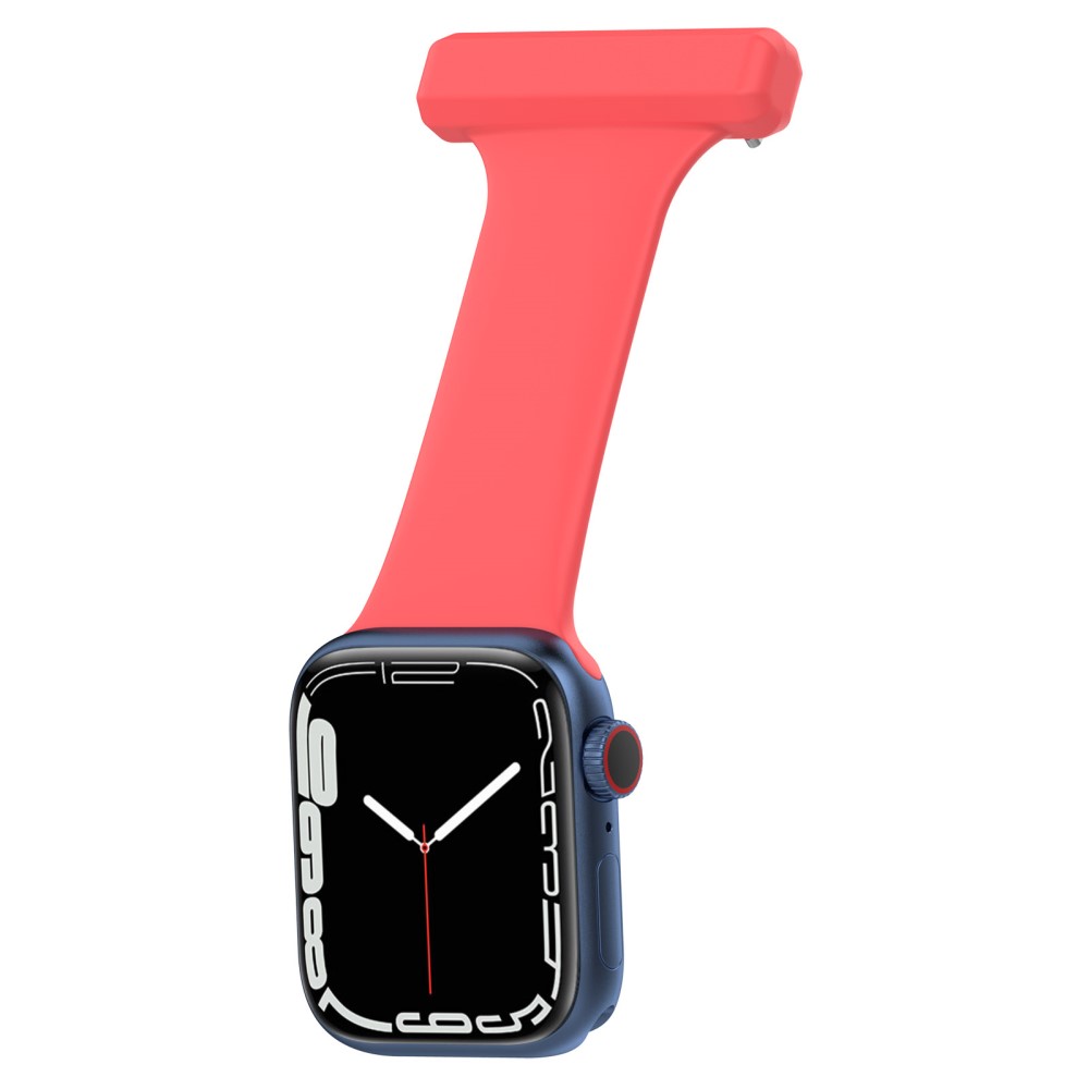  Apple Watch 42/44/45/46/49 mm Rem Sjuksköterska Röd
