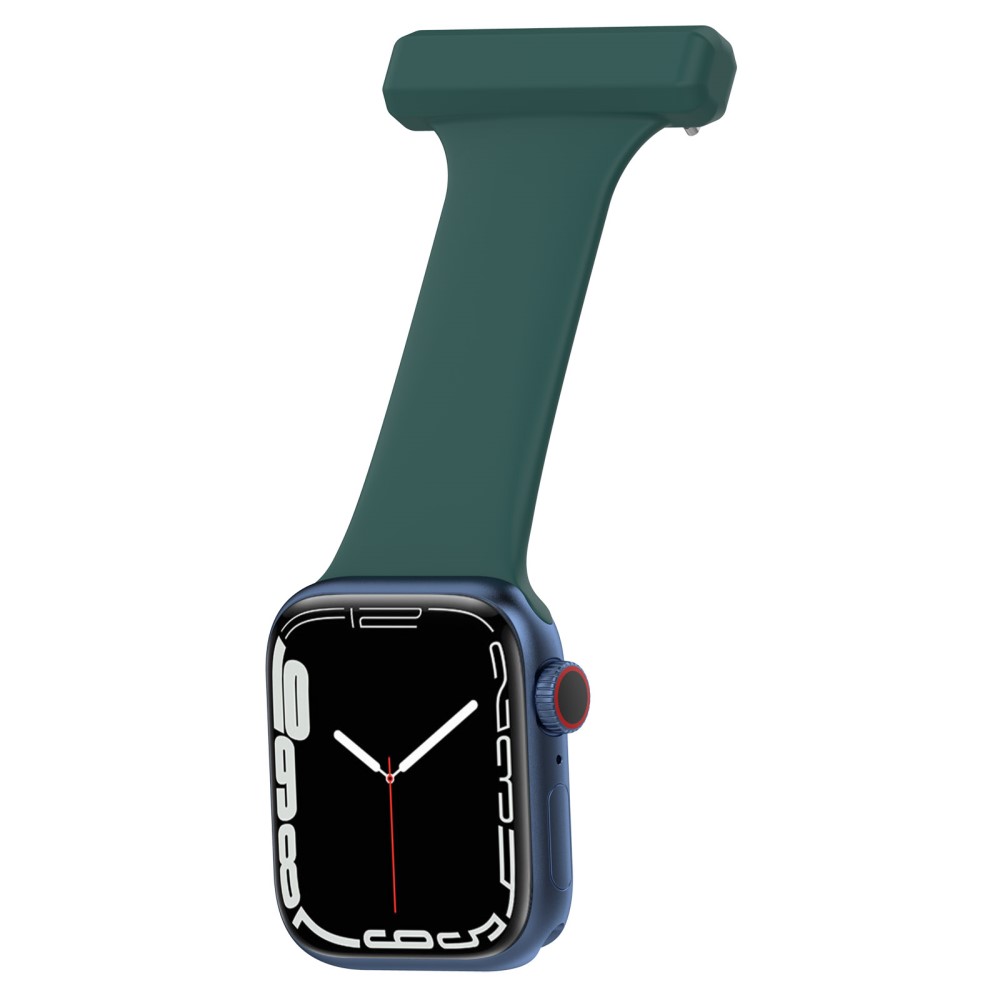  Apple Watch 42/44/45/46/49 mm Rem Sjuksköterska Svartgrön