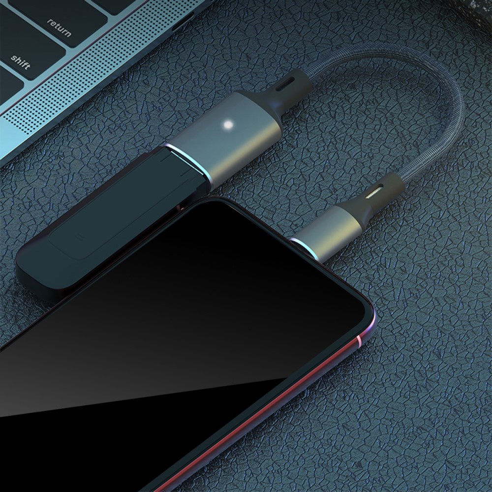  Lightning till USB-A Kabeladapter Svart