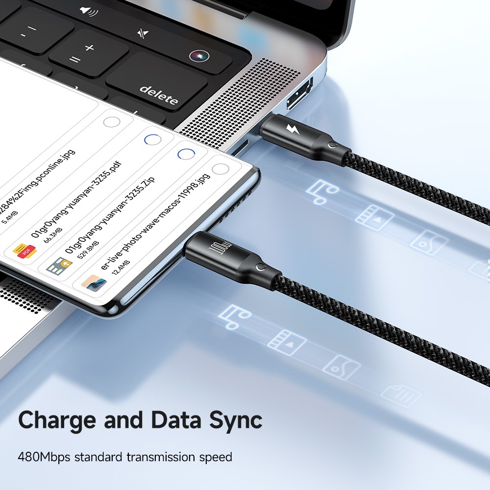 MCDODO Mcdodo 1.2m 3in1 USB-C Till USB-C 100W/Lightning/Apple Watch