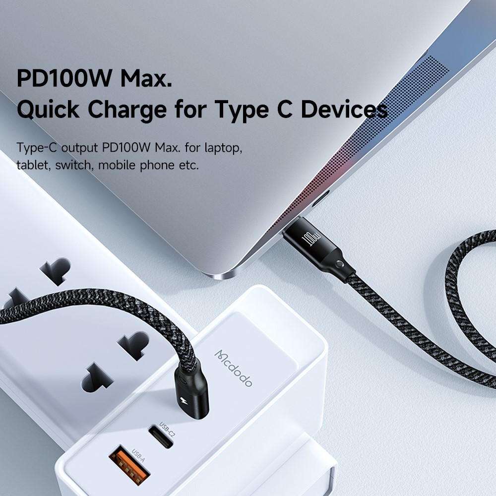 MCDODO Mcdodo 1.2m 3in1 USB-C Till USB-C 100W/Lightning/Apple Watch