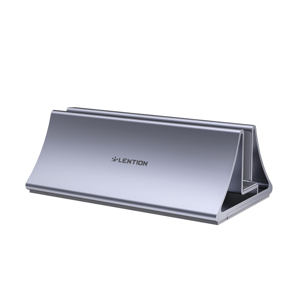 LENTION LENTION Universal Vertikal Aluminium Laptop Stativ Grå