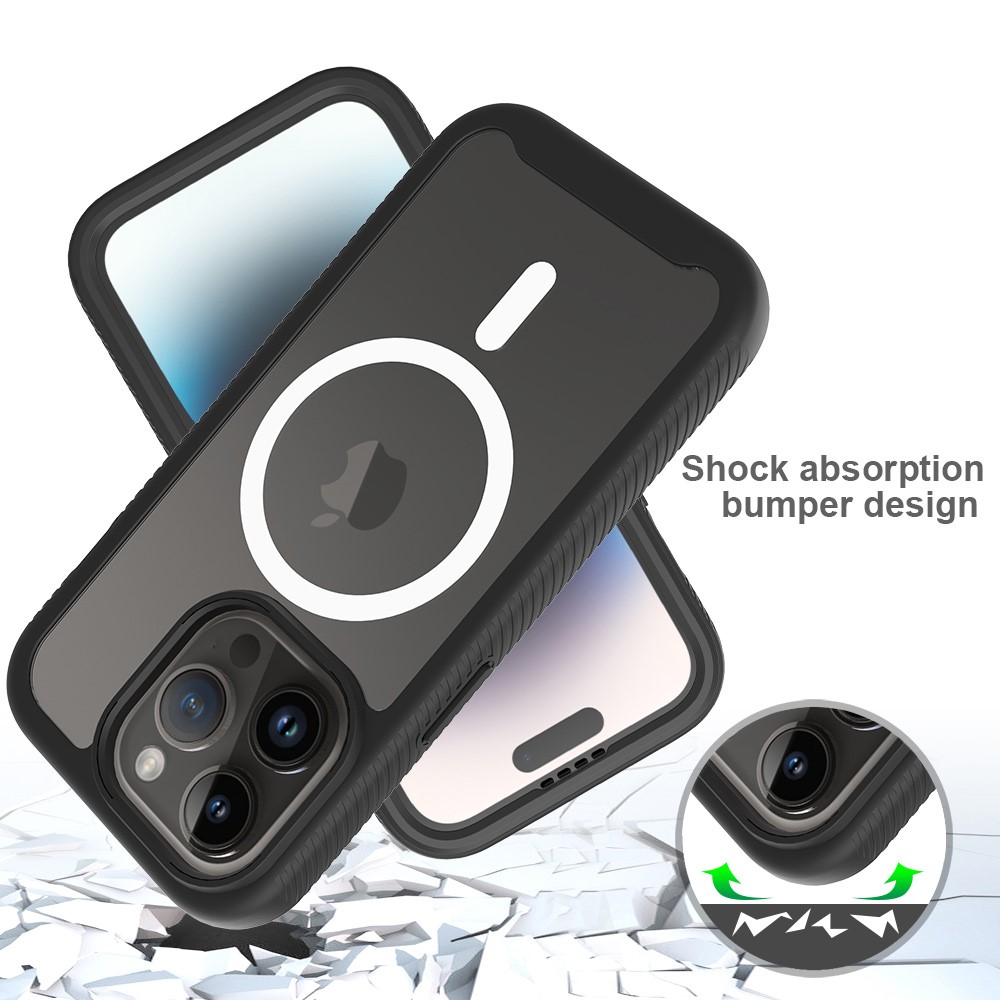  iPhone 15 Pro Skal MagSafe 360 Defense Svart