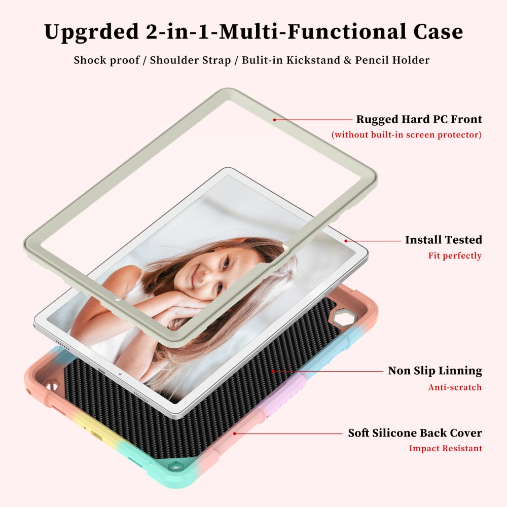  Samsung Galaxy Tab A9 Plus Fodral Butterfly Shockproof Hybrid