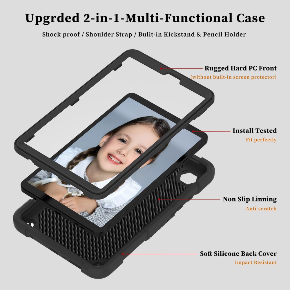  Samsung Galaxy Tab A9 Fodral Butterfly Shockproof Hybrid