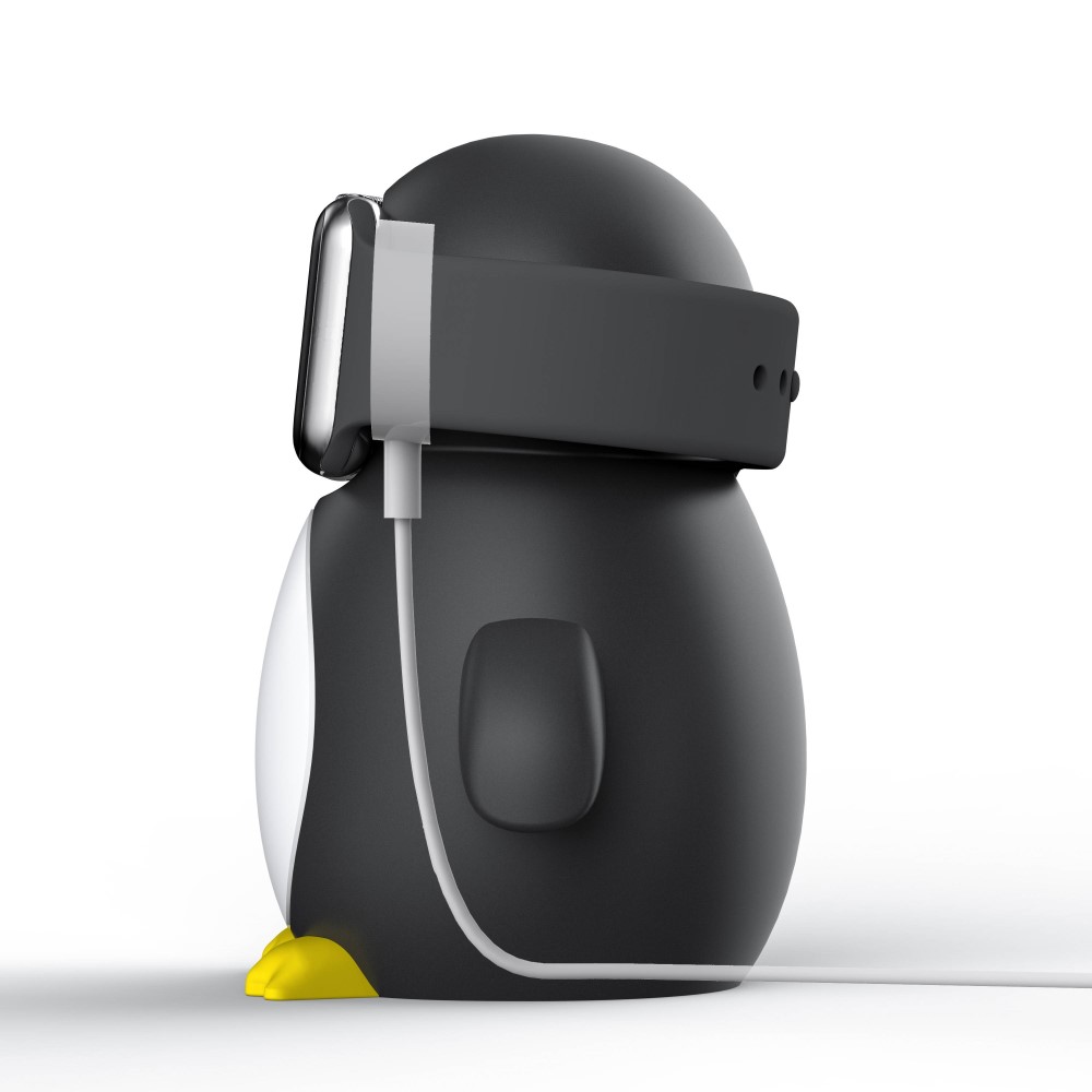  Pingvin Laddningsbas/Stativ För Apple Watch Blå
