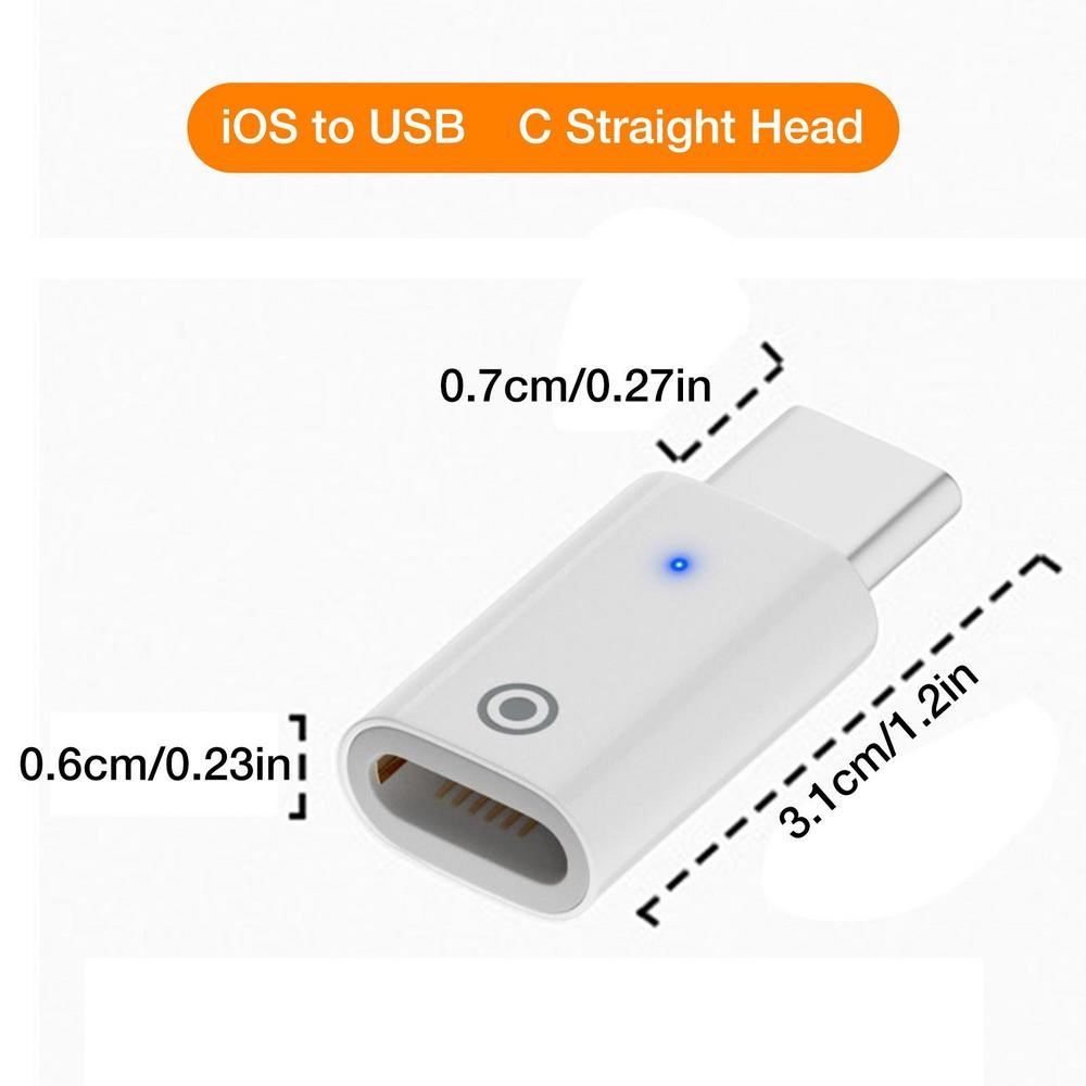  Lightning Hona - USB-C Hane Adapter För Apple Pencil 1st Gen