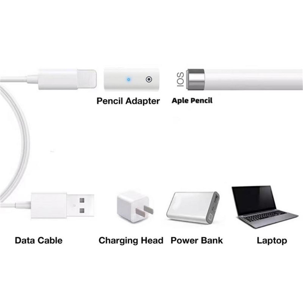  Lightning Hona - USB-C Hona Adapter För Apple Pencil 1st Gen