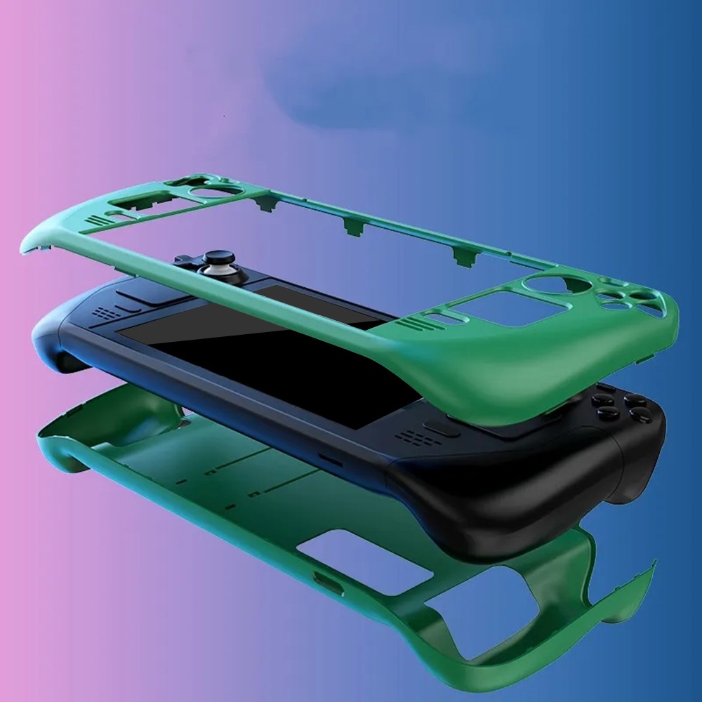  Skyddande Skal Till Steam Deck Med Kickstand Vit