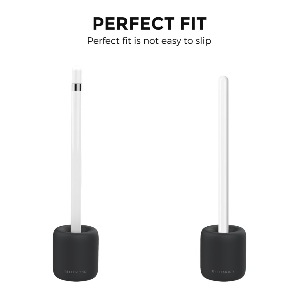 AHASTYLE AHASTYLE Apple Pencil 1/2/Pro Vertikal Silikon Ställ Svart